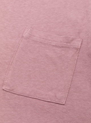 Gauze Jersey Pocket Tee Pink by Kapital at Couverture & The Garbstore
Close-up2