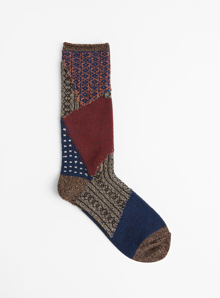 84 Yarns Donza Socks Burgundy by Kapital at Couverture & The Garbstore
Front