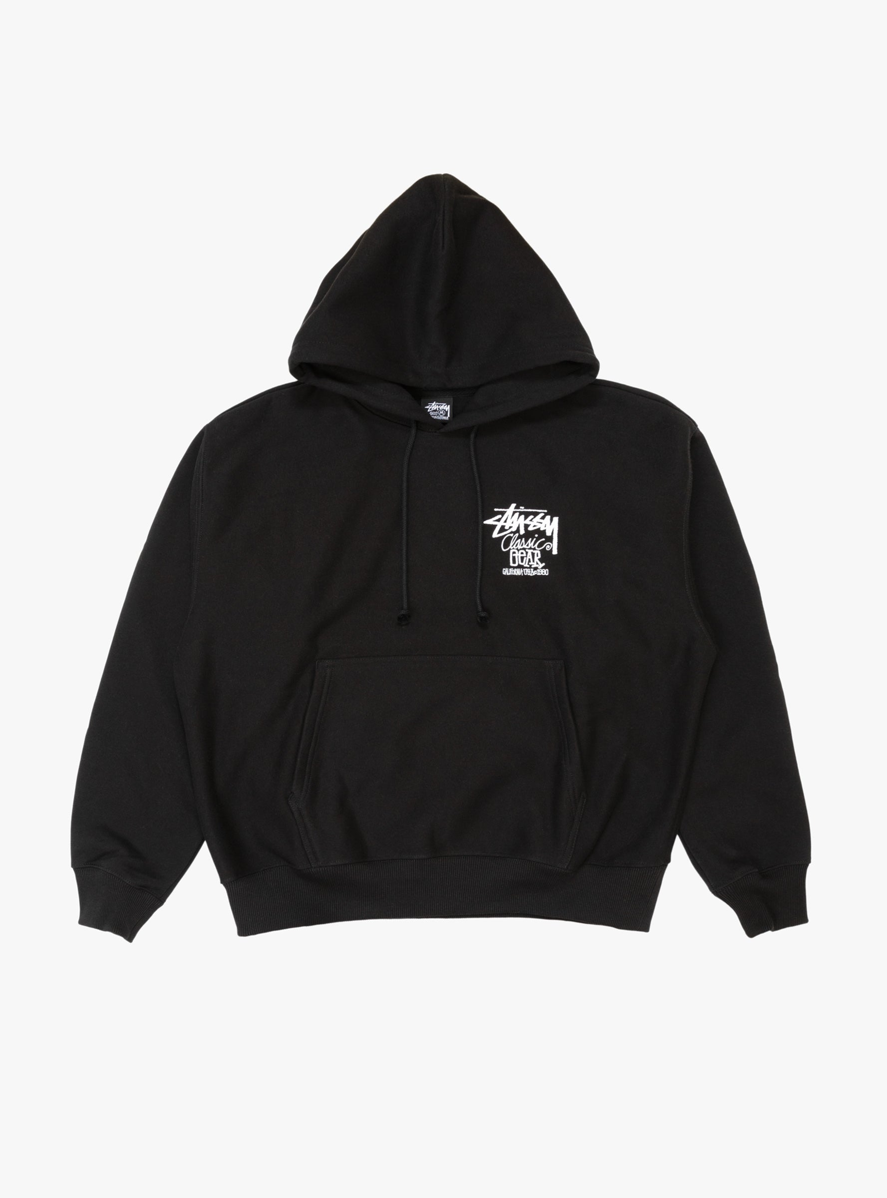 Classic Gear Hood Black by Stüssy at Couverture & The Garbstore Front View