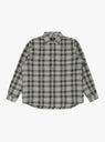 Motif Plaid Shirt Grey by Stussy at Couverture & The Garbstore
Front