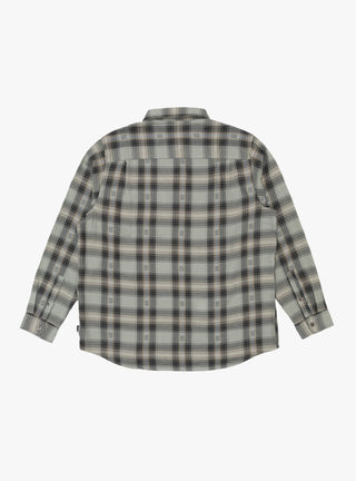 Motif Plaid Shirt Grey by Stussy at Couverture & The Garbstore
Back