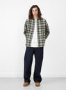 Motif Plaid Shirt Grey by Stussy at Couverture & The Garbstore
Front2