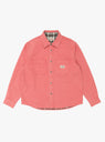 Heavy Washed Canvas Shirt Berry by Stüssy at Couverture & The Garbstore
Front 