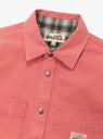 Heavy Washed Canvas Shirt Berry by Stüssy at Couverture & The Garbstore
Close up