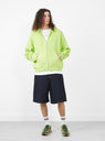 Zip Up Hooded Sweater Faded Lime by Stussy at Couverture & The Garbstore
Front2