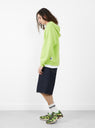 Zip Up Hooded Sweater Faded Lime by Stussy at Couverture & The Garbstore
Side