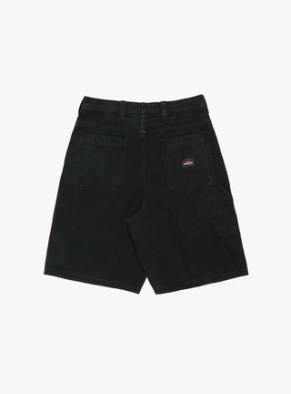 Work Short Washed Canvas Black by Stussy at Couverture & The Garbstore
Back