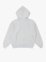 Raglan Zip Hood Washed Grey Heather by Stussy at Couverture & The Garbstore
Back