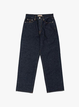 Relaxed Jeans Denim Rinsed Indigo by Stussy at Couverture & The Garbstore
Front