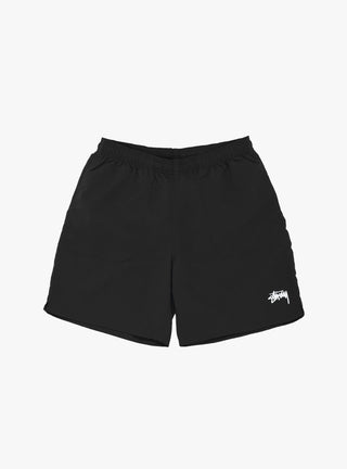 Water Short Stock Black by Stussy at Couverture & The Garbstore
Front