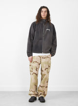 Beach Shell Wave Dye Black by Stussy at Couverture & The Garbstore 
Front2