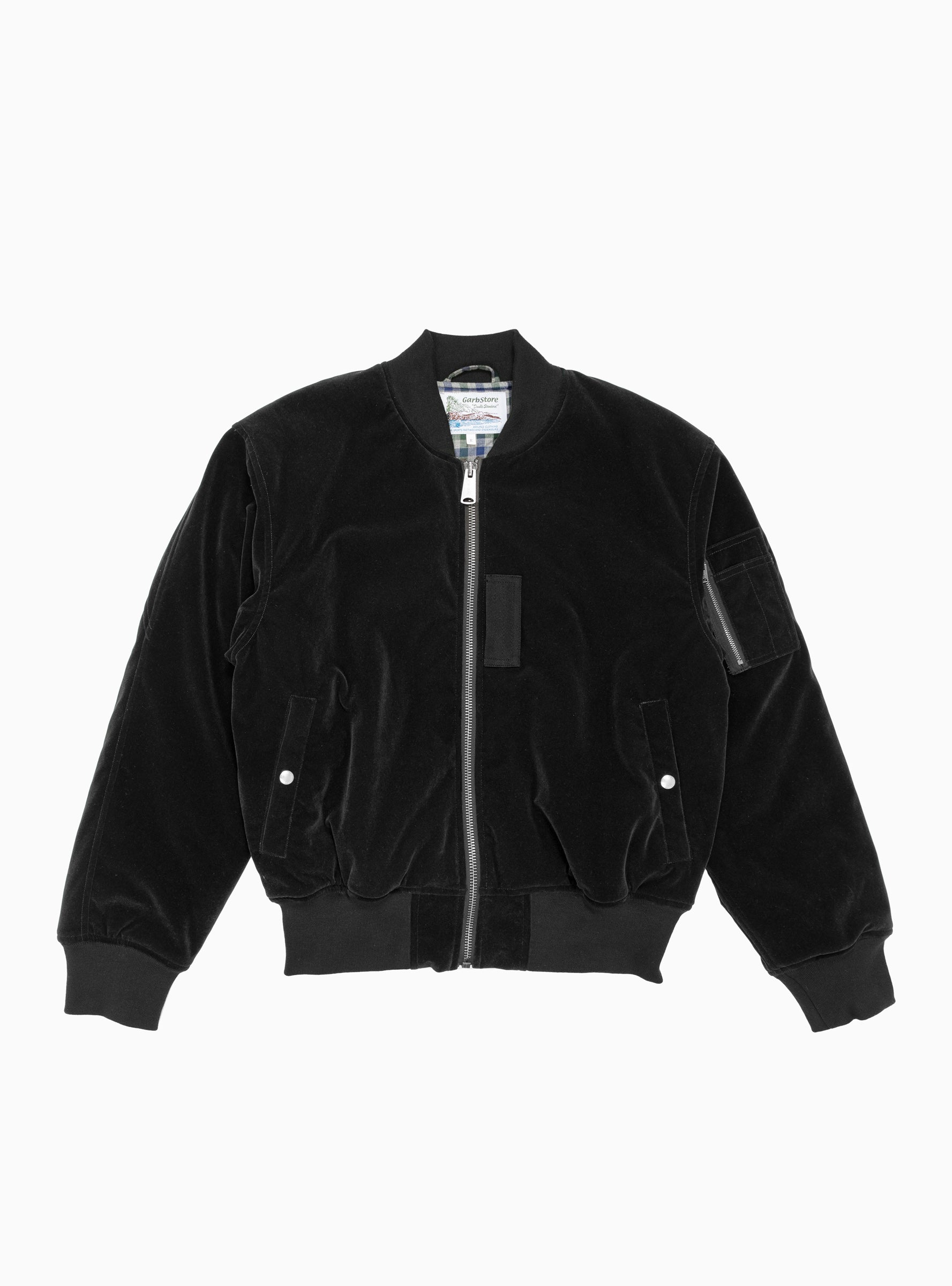 Flight Jacket Black by Garbstore | Couverture & The Garbstore