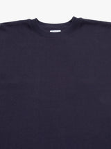 Short Sleeve ECO Tee Navy by Drop Out Sports at Couverture and The Garbstore close up 