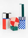 Tin Container Round Red/Pink by HAY at Couverture and The Garbstore group shot 