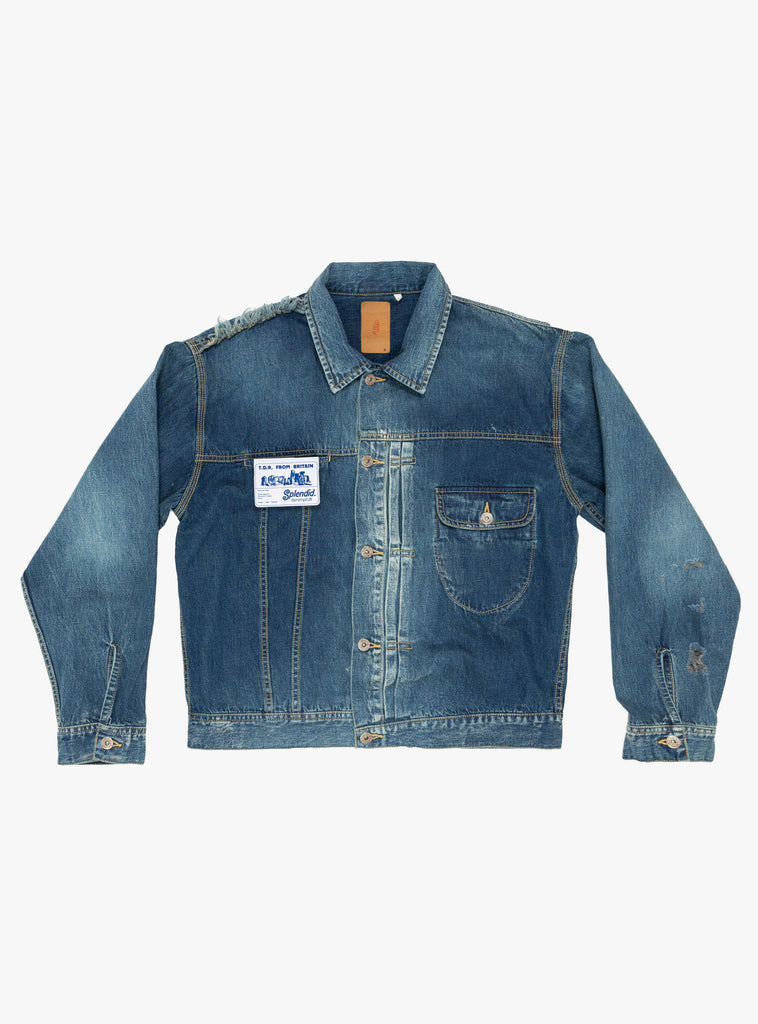 Type 3J Denim Jacket Dark Vintage Wash by TDR at Couverture and The Garbstore 