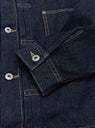 Type 1+ Nep Denim Jacket Rinse by TDR at Couverture and The Garbstore Detail