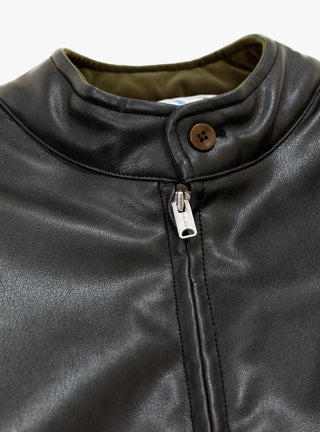 Jefferson Jacket Black by TDR at Couverture and The Garbstore 
Collar detail