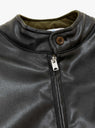 Jefferson Jacket Black by TDR at Couverture and The Garbstore 
Collar detail