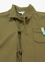 Noragi Jacket Olive by TDR at Couverture and The Garbstore close up