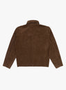 Leather Welding Jacket Brown by TDR at Couverture & The Garbstore 
Back View