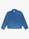 Leather Welding Jacket Blue by TDR at Couverture & The Garbstore
Front View