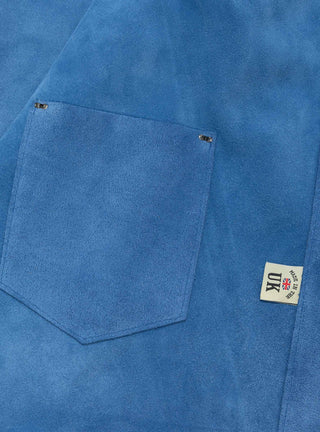 Leather Welding Jacket Blue by TDR at Couverture & The Garbstore
close-up