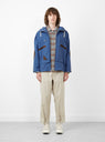 Trek Jacket Blue by TDR at Couverture and The Garbstore Model Front