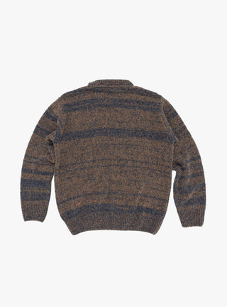  Boucle Crew Blue & Camel by TDR at Couverture and The Garbstore rear shot