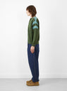 Track Knit Moss by TDR at Couverture and The Garbstore side profile 