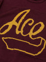 Ace Crew Burgundy by TDR at Couverture and The Garbstore close up