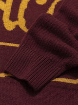 Ace Crew Burgundy by TDR at Couverture and The Garbstore ribbed trims