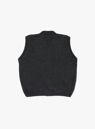 Alpaca Vest Grey by TDR at Couverture and The Garbstore rear 