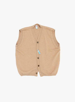 Alpaca Vest Tan by TDR at Couverture and The Garbstore