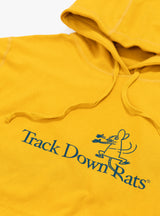 Rat Hoodie Yellow by TDR at Couverture and The Garbstore close up 