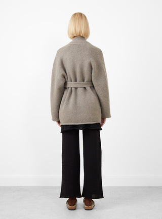 Cotto Cardigan Concrete by Lauren Manoogian at Couverture and The Garbstore rear 