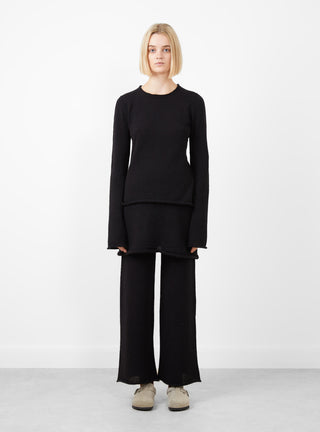 Crewneck Jumper Black by Lauren Manoogian at Couverture and The Garbstore