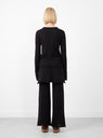 Layer Knit Pants Black by Lauren Manoogian at couverture and The Garbstore rear 