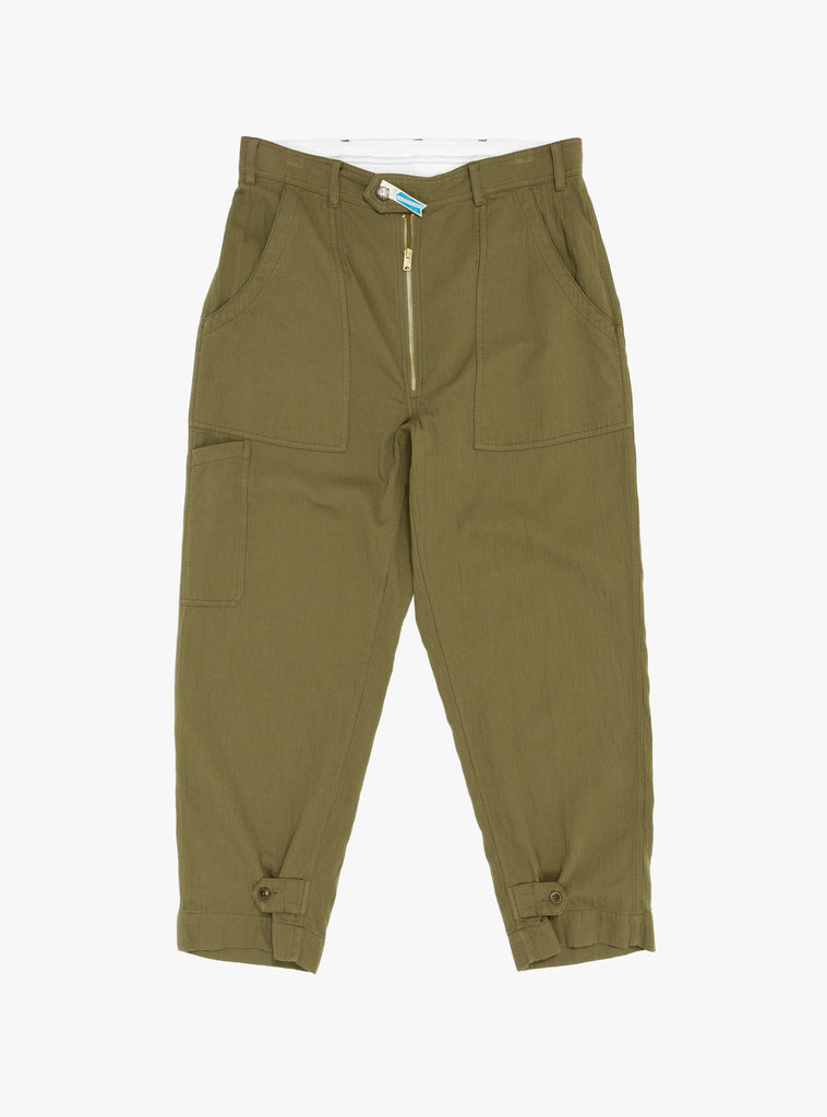 Land Pant Olive by TDR at Couverture and The Garbstore 