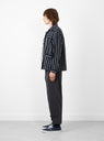 Land Pant Charcoal by TDR at Couverture and The Garbstore side profile