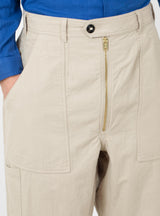 Land Pant Tan by TDR at Couverture and The Garbstore close up 