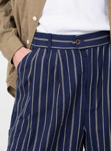 Noragi Shorts Navy by TDR at Couverture and The Garbstore close up 