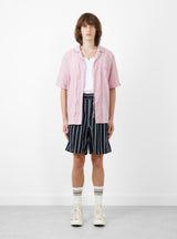 Noragi Shirt Pink by TDR at Couverture and The Garbstore on model 