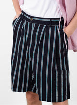 Noragi Shorts Black by TDR at Couverture and The Garbstore close up 