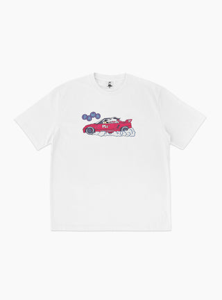 Raceday T-Shirt White by Pawa Speed Sports at Couverture and The Garbstore