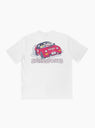 Raceday T-Shirt White by Pawa Speed Sports at Couverture and The Garbstore rear 