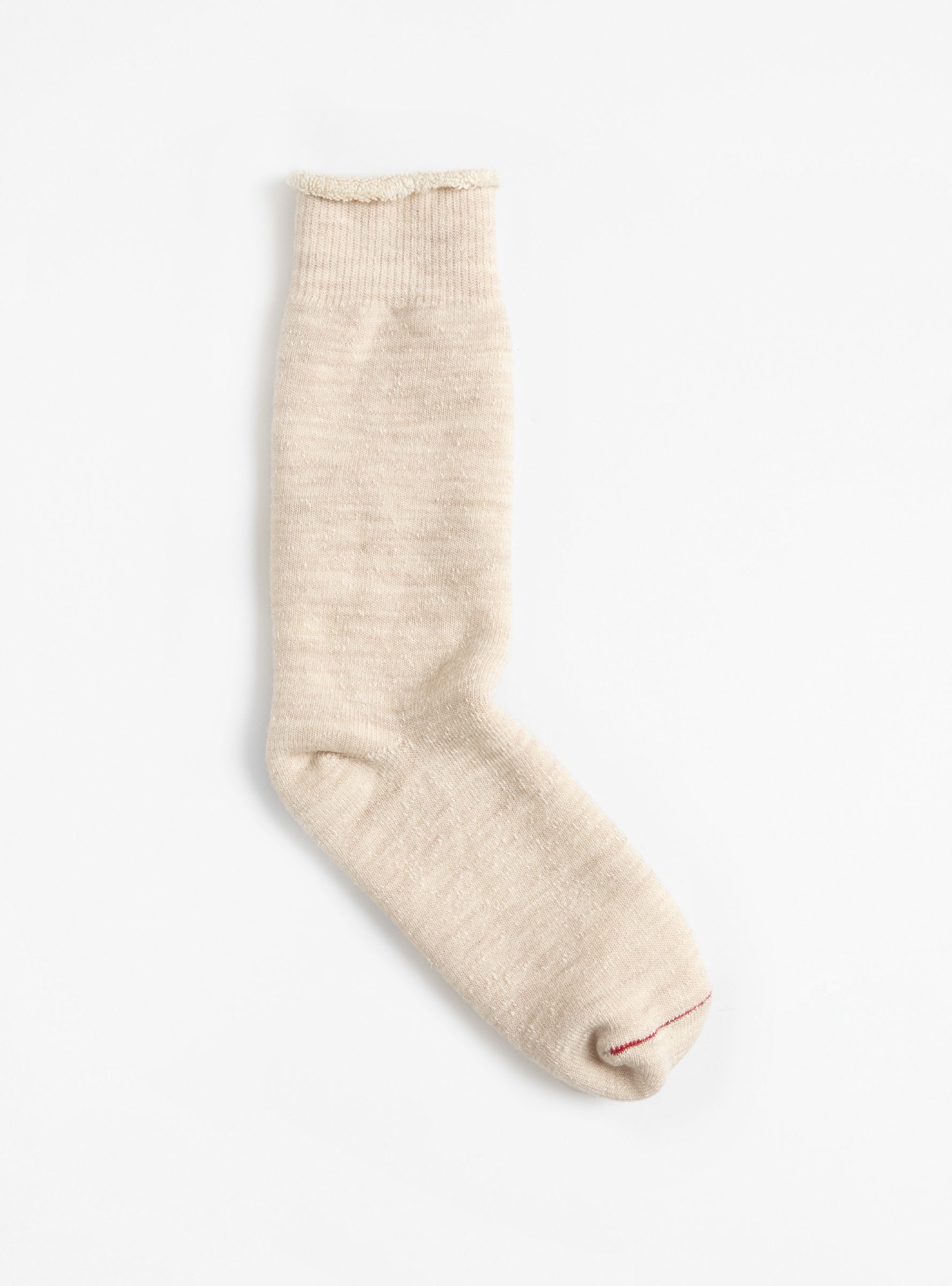 Double Face Merino Wool Crew Socks Oatmeal by ROTOTO | Couverture & The ...