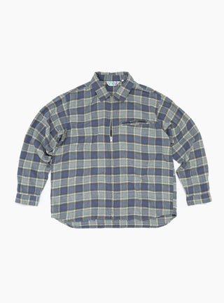 Grande Zip Shirt Blue by TDR at Couverture and The Garbstore