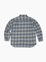 Grande Zip Shirt Blue by TDR at Couverture and The Garbstore rear 