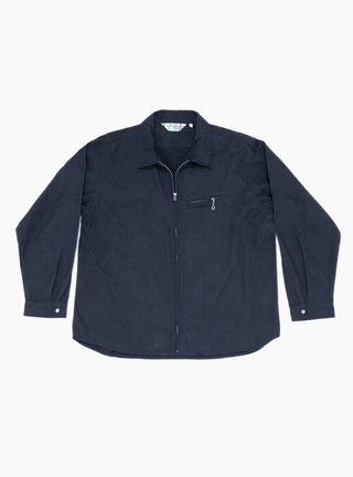 Grande Zip Shirt Navy by TDR at Couverture and The Garbstore