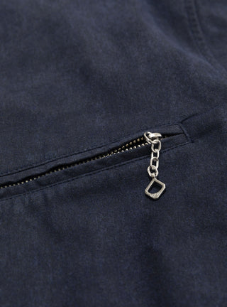 Grande Zip Shirt Navy by TDR at Couverture and The Garbstore chain pull